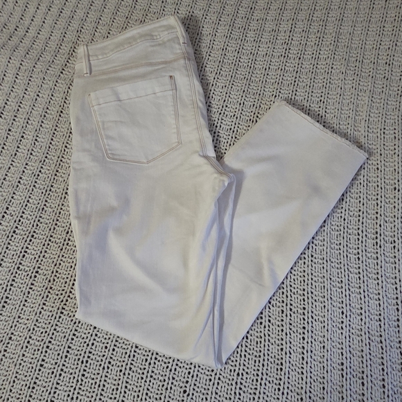 Spartina 449 Ellington Slim White Denim Jean Size 4 - Picture 5 of 12
